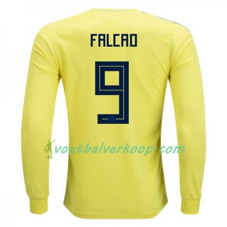 Colombia Falcao 9 Thuisshirt WK voetbal 2018 Lange Mouw Colombia Falcao 9 Thuisshirt WK voetbal 2018 Lange Mouw